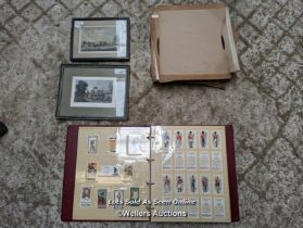 An album of military cigarette cards of uniforms and Regiments of the British Army. Plus 26