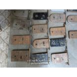 Box of 20 reclaimed internal mortice locks