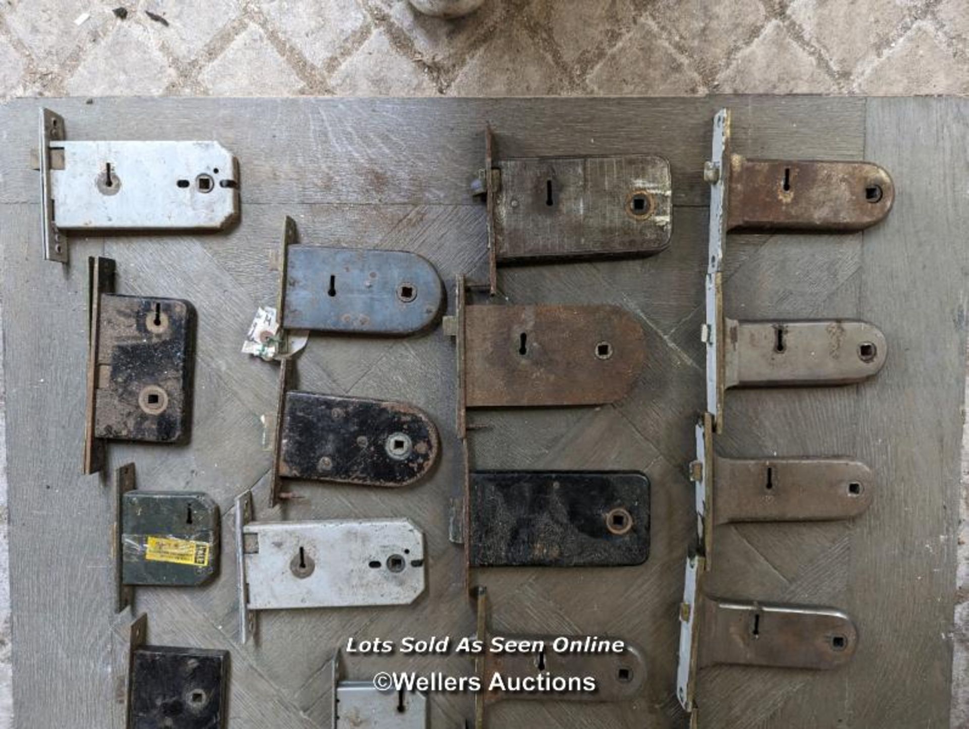 23 reclaimed internal mortice locks, no receivers - Bild 3 aus 3