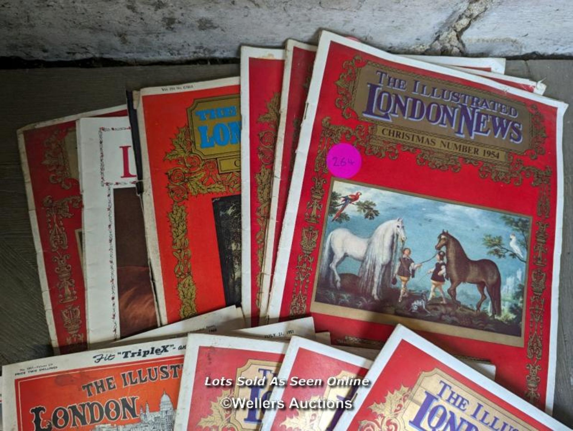 8 London Illustrated news Christmas editions. 1942, 1945, 1954, 1957, 1959, 1960, 1969. great - Image 3 of 3