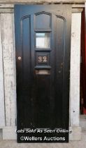 Painted oak door C1930. cottage style Arts and Crafts. Size 80.6cm x 203cm x 4.5cm thick.