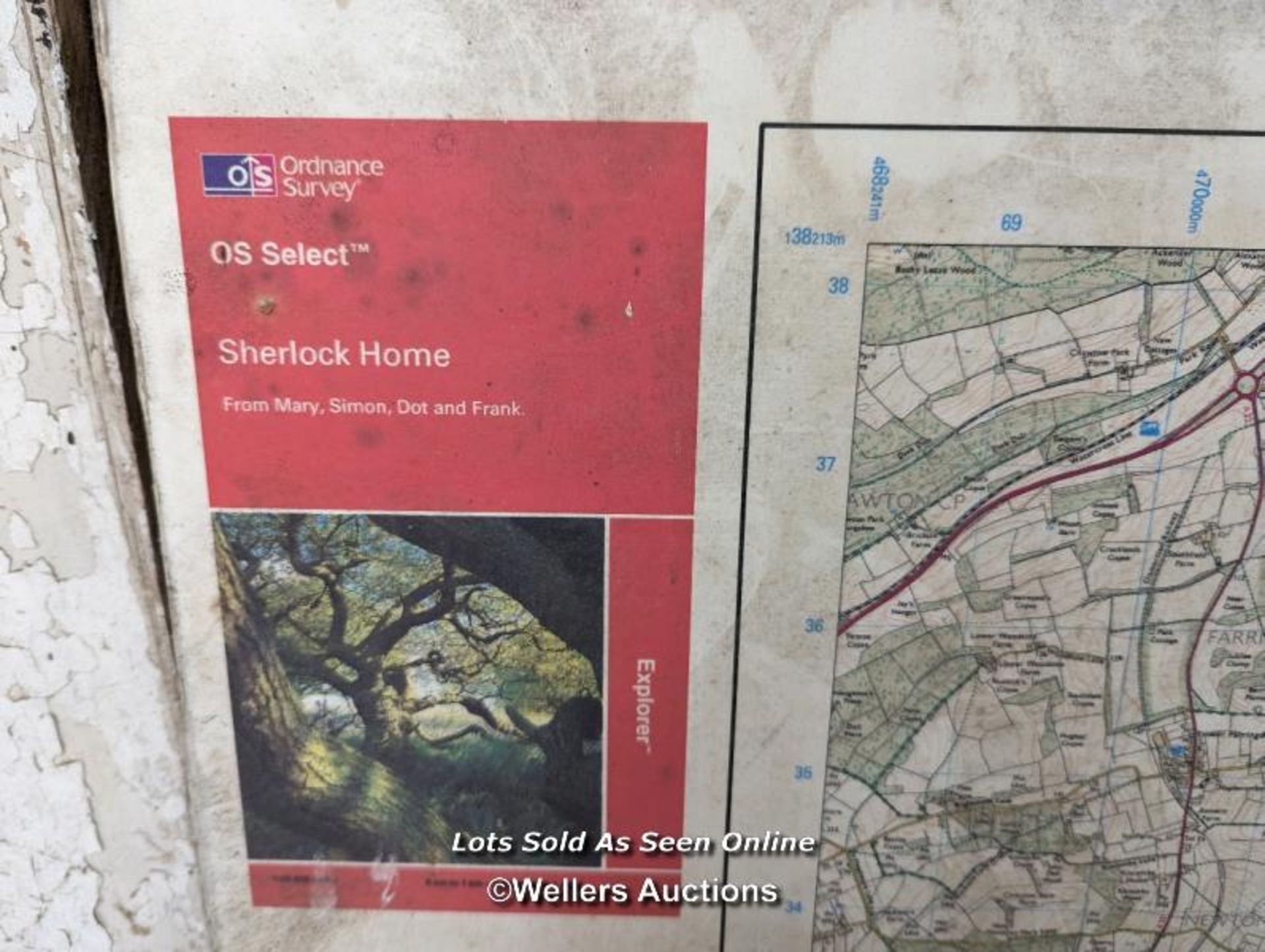 3 maps, local interest. One of Petersfield area mounted on a board. 2 older maps of Selborne and - Image 2 of 8