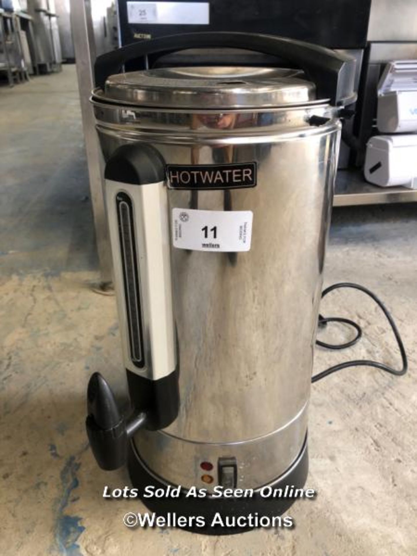 *UNBRANDED HW10L TEA/HOT WATER URN / COLLECTION LOCATION: PETERBOROUGH (PE1)