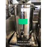 *SWAN SWU20L TEA/HOT WATER URN / COLLECTION LOCATION: PETERBOROUGH (PE1)