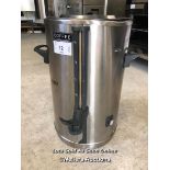 *UNBRANDED VHG 10-021 TEA/HOT WATER URN / COLLECTION LOCATION: PETERBOROUGH (PE1)