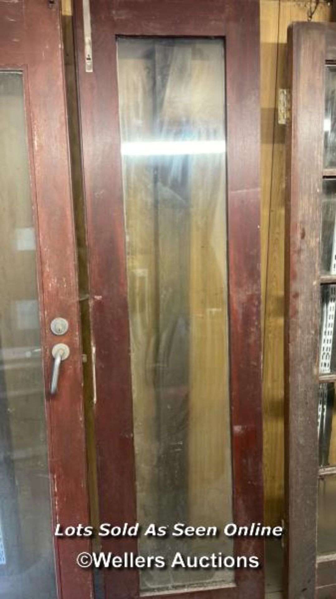 3X VARIOUS GLAZED PUB DOORS, MATCHING PAIR 54CM (W) X 202CM (H), OTHER 76CM (W) X 198CM (H) - Image 3 of 4