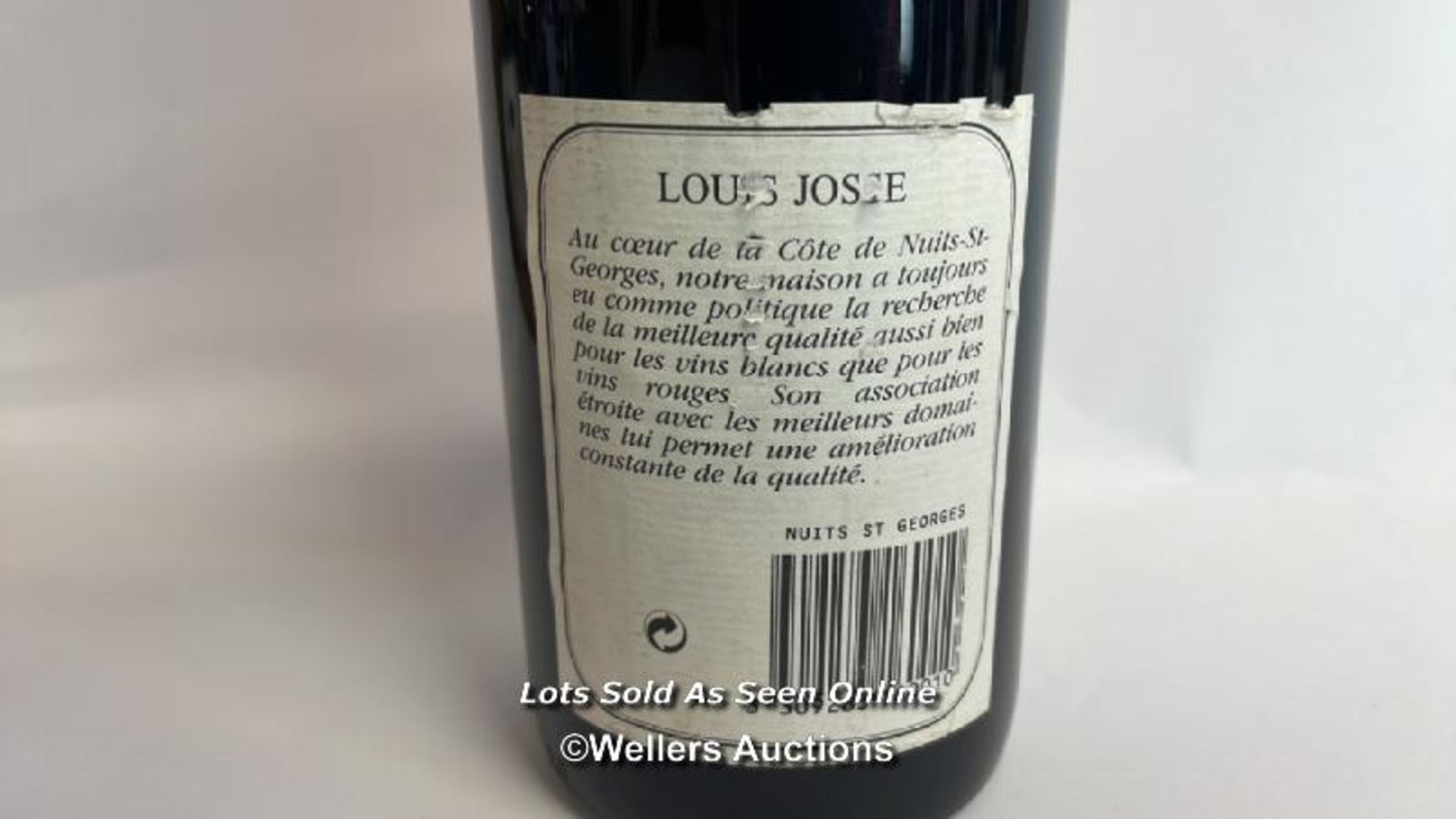 1995 Louis Josse Nuits-St-Georges, 75CL, 13% vol / Please see images for fill level and general - Image 4 of 4