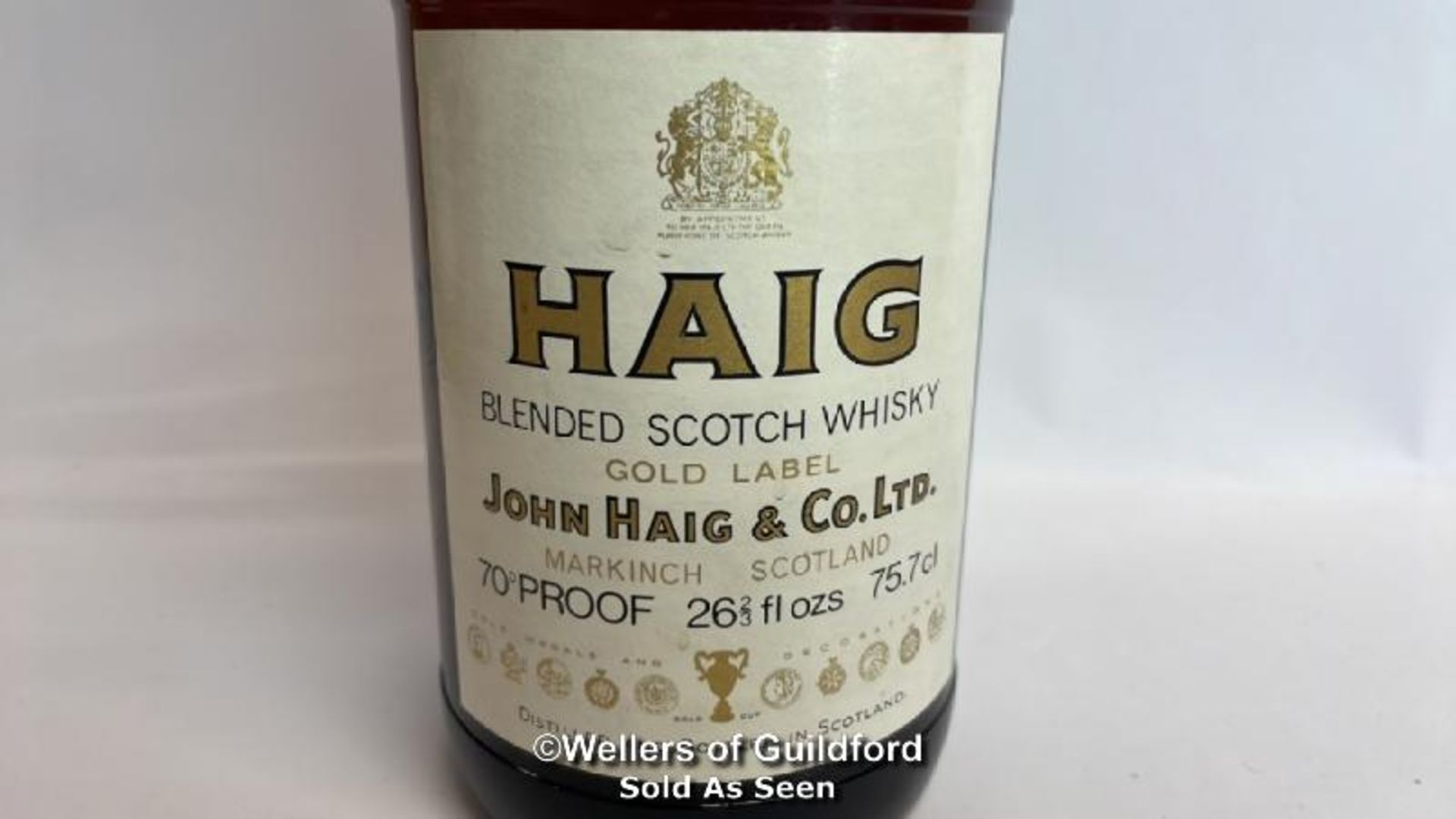 Haig Blended Scotch Whisky Gold Label, 70 Proof, 75.7cl / Please see images for fill level and - Image 4 of 10