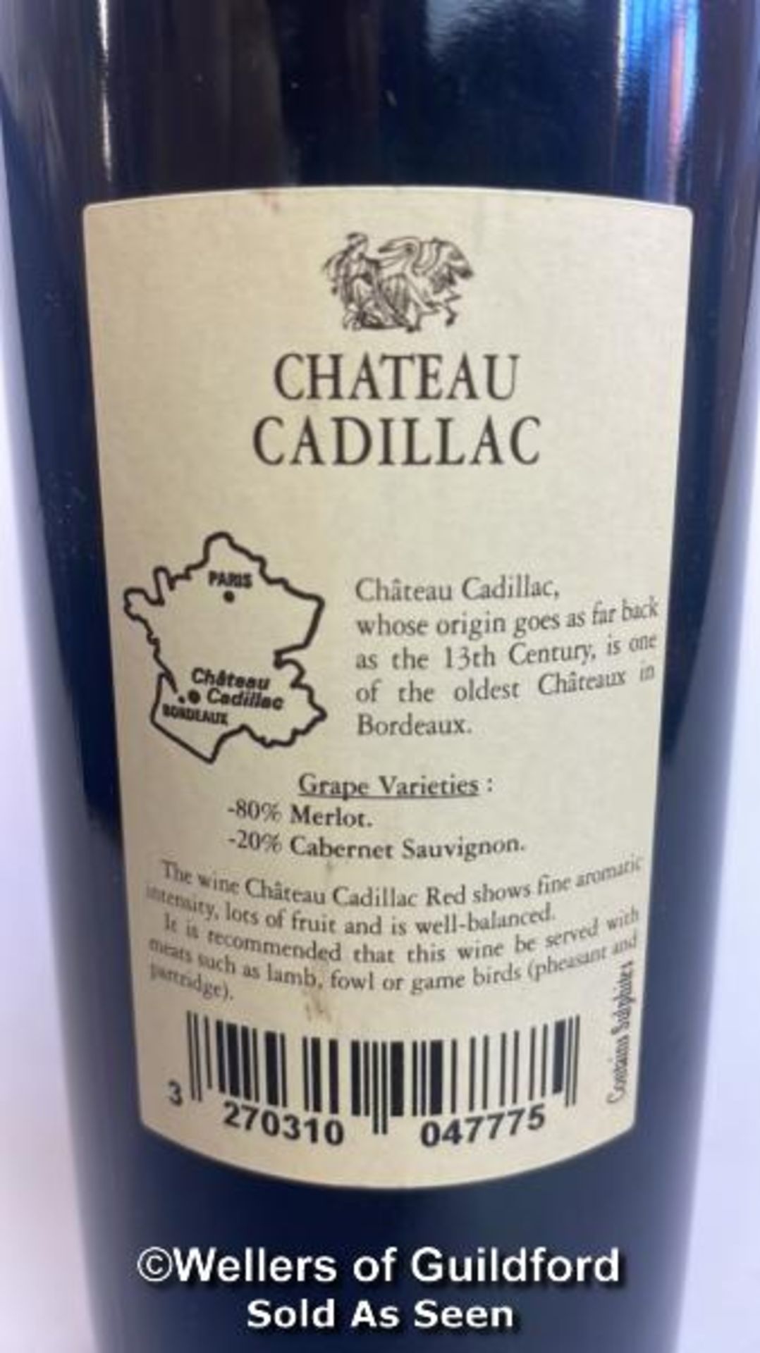 2003 Chateau Cadillac, Bordeaux Superieur, 75cl, 12% vol / Please see images for fill level and - Image 6 of 6
