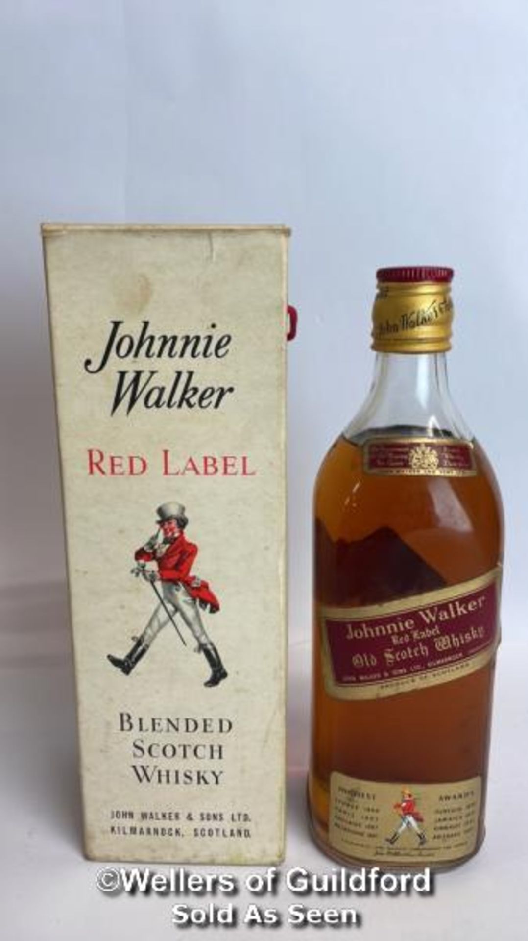 Johnnie Walker Red Label Old Scotch Whisky, Vintage bottling, 50cl, in original box / Please see - Image 2 of 14