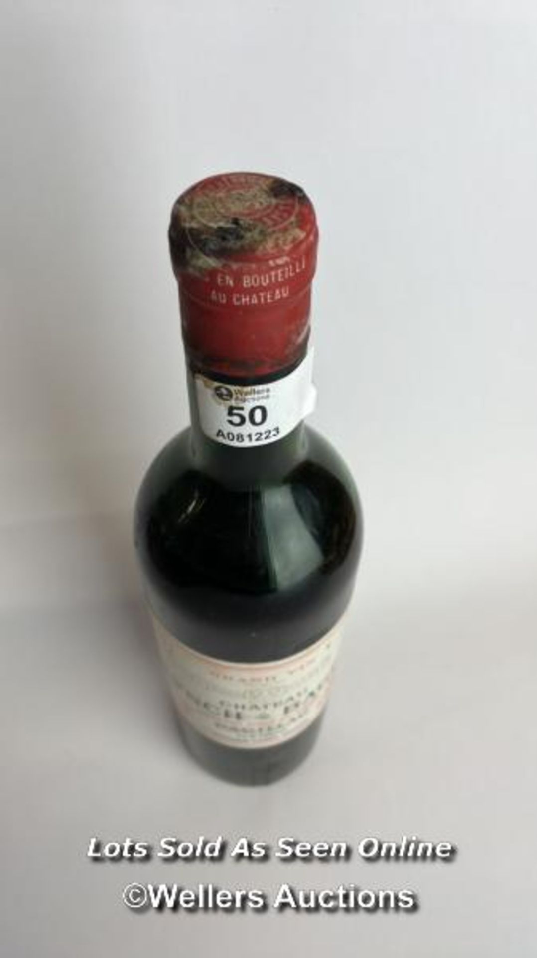 1962 Grand Vint Chateau Lynch Bages Grand Cru Classe Pauillac Medoc, 75cl / Please see images for - Image 5 of 6