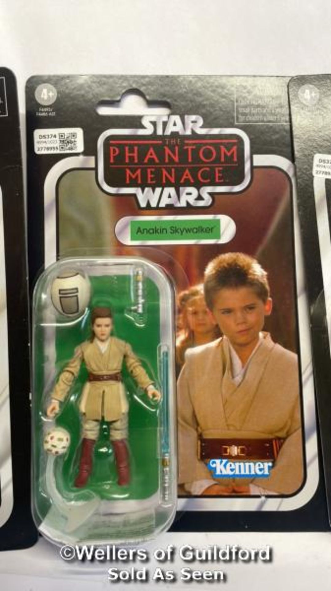 Star Wars - Three Hasbro vintage collection 3 3/4" figures including Yoda (VC218), Anakin - Bild 3 aus 4