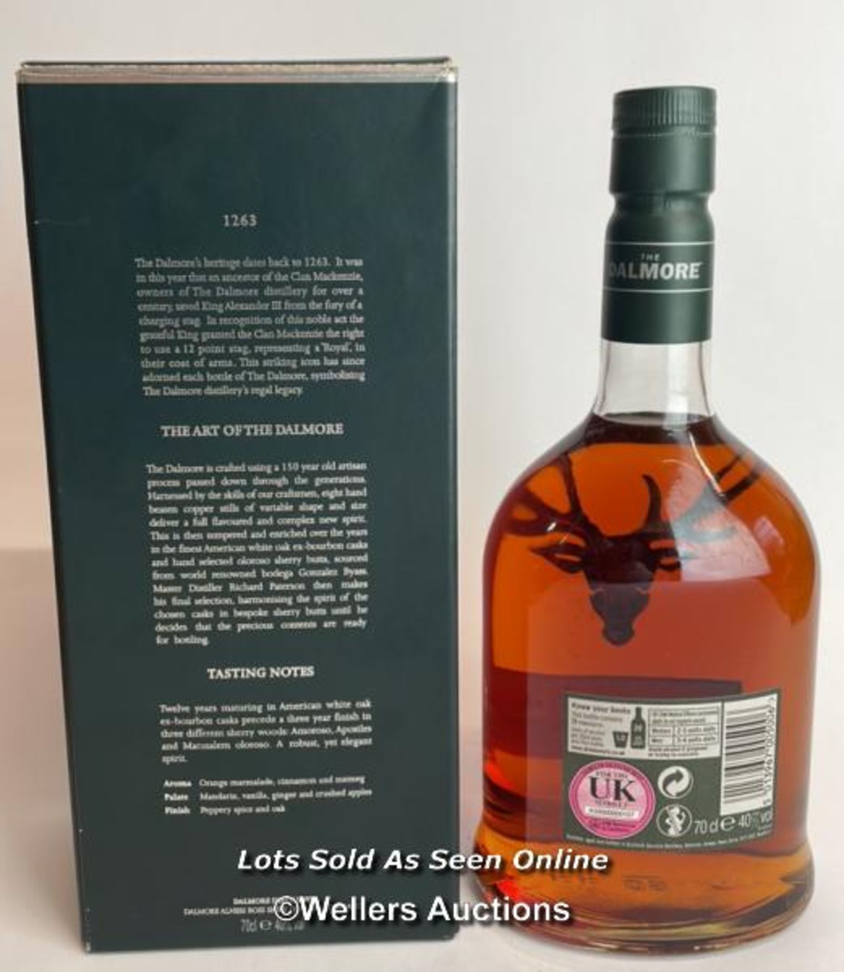 The Dalmore Highland Single Malth Scotch Whisky, Aged 15 years, 70cl, 40% vol, In original box / - Image 3 of 6