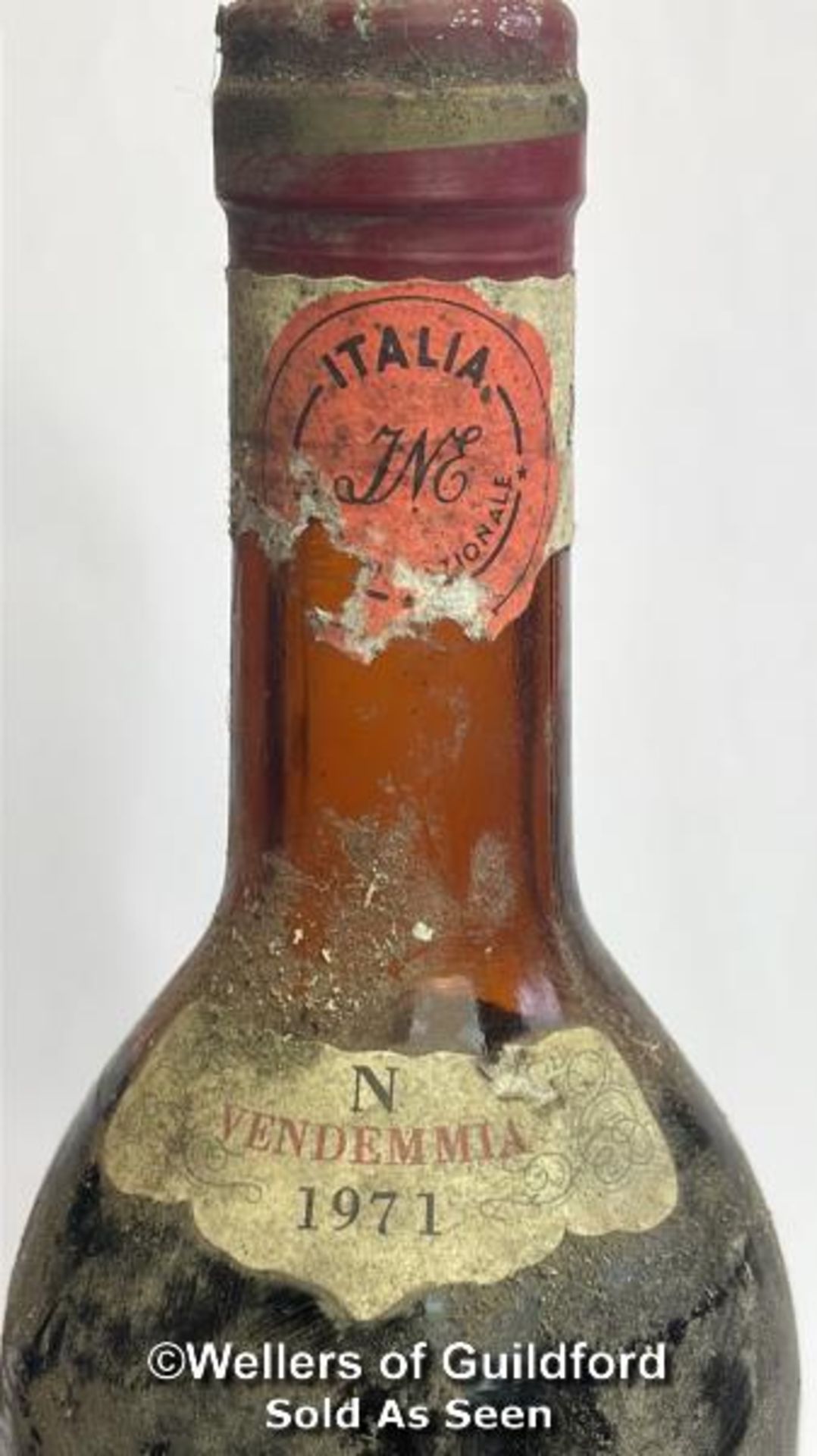 1971 Negri Fracia, 72cl, 12.5% vol / Please see images for fill level and general condition. - Bild 5 aus 7