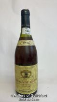 1990 Rine Pedauque Bourgogne Aligote, 75cl, 12% vol / Please see images for fill level and general