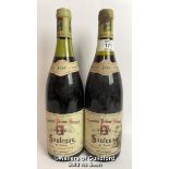 Two bottles of 1985 Domaine Prieur-Brunet Santany Le Foulot, 75cl, No vol indicated / Please see