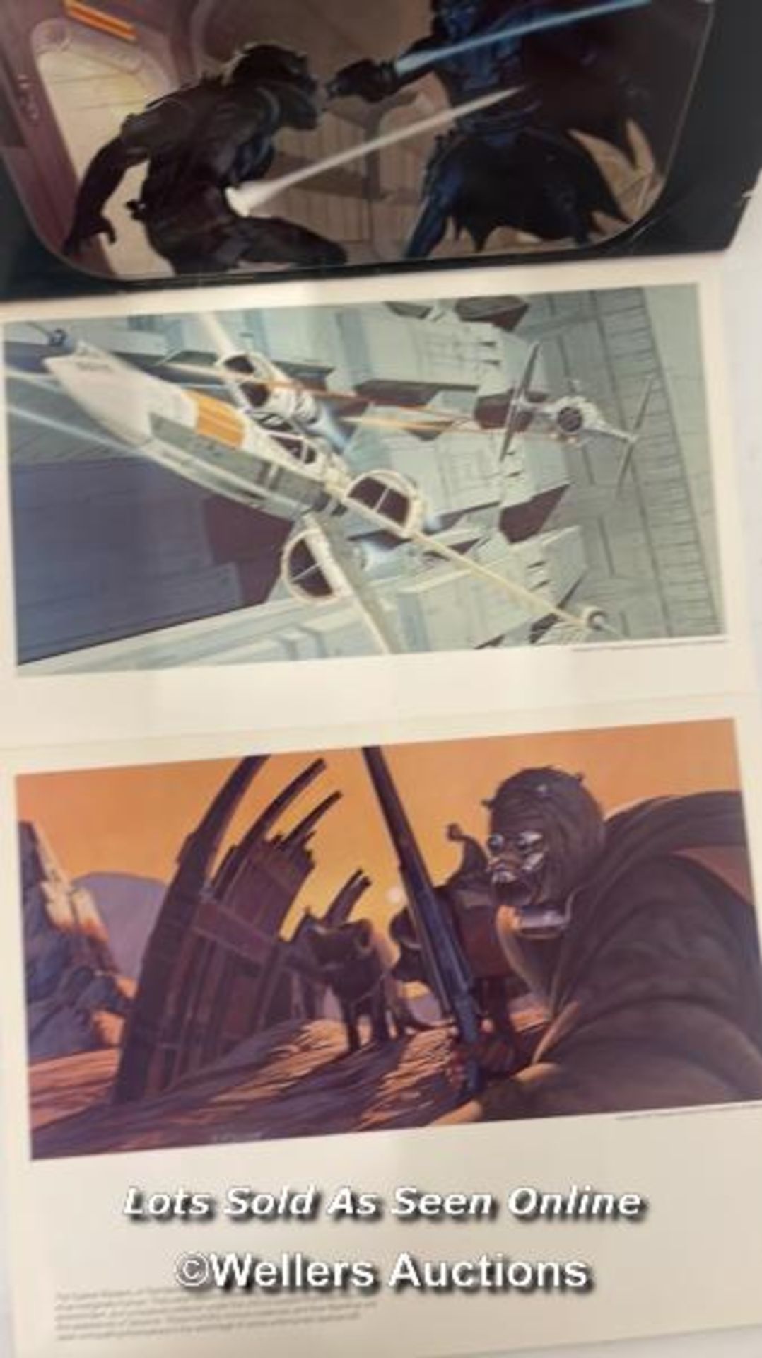 The Star Wars portfolio by concept artist Ralph McQuarrie, containing 21 glossy prints, 1977 printed - Bild 12 aus 14