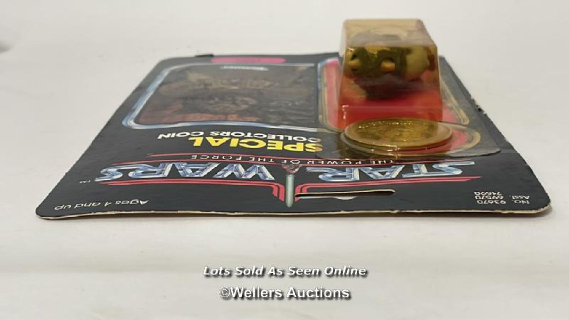 Star Wars vintage Lumat 3 3/4" figure, Power of the Force 92 back with collectors coin, Kenner 1984, - Image 8 of 11