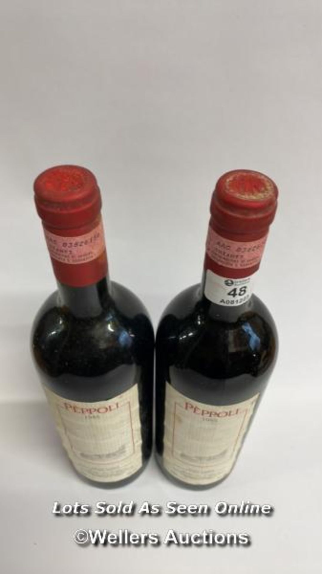 Two bottles of 1985 Peppoli Chianti Classico, 75cl, 13% vol / Please see images for fill level and - Image 4 of 5