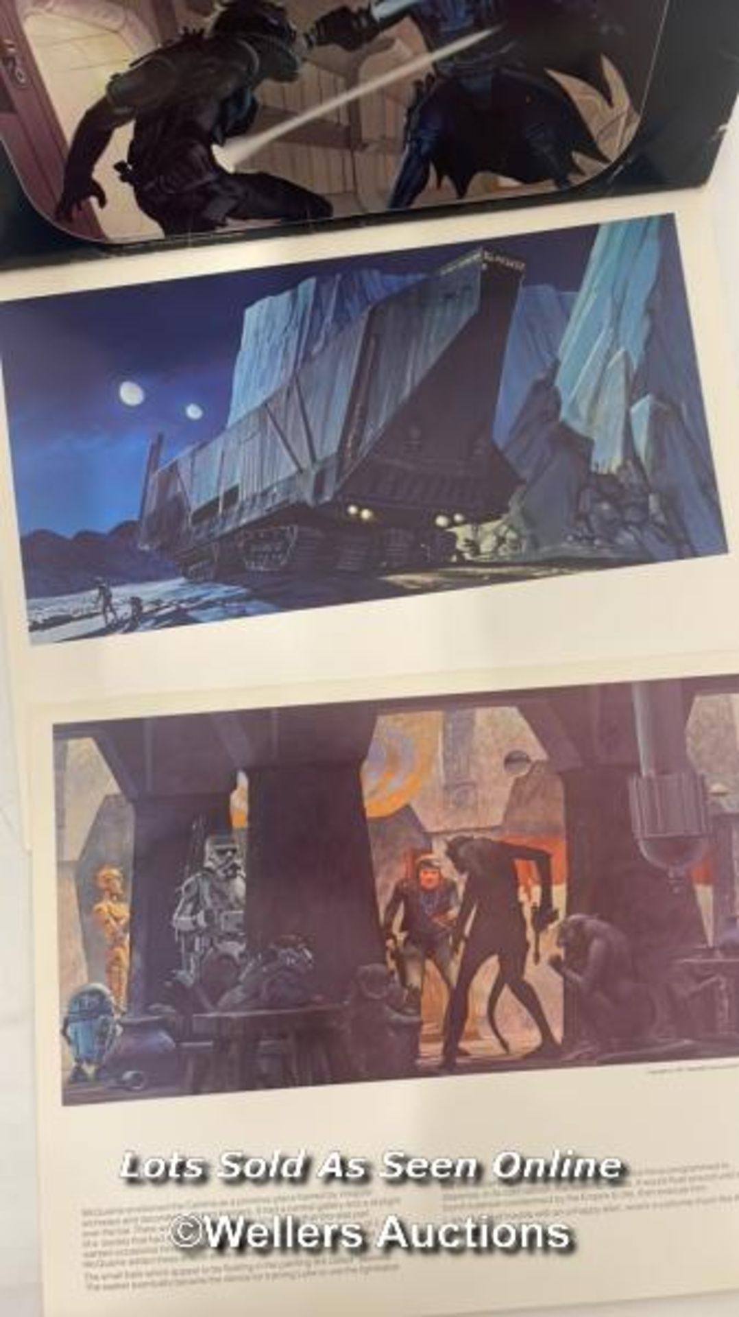 The Star Wars portfolio by concept artist Ralph McQuarrie, containing 21 glossy prints, 1977 printed - Bild 11 aus 14