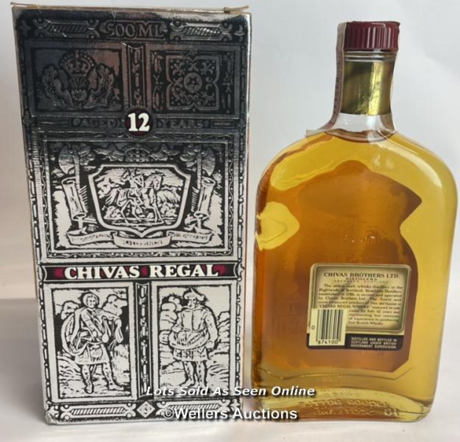 Chivas Regal Blended Scotch Whisky, Aged 12 Years, 50cl, 43% vol, In original box / Please see - Image 2 of 6
