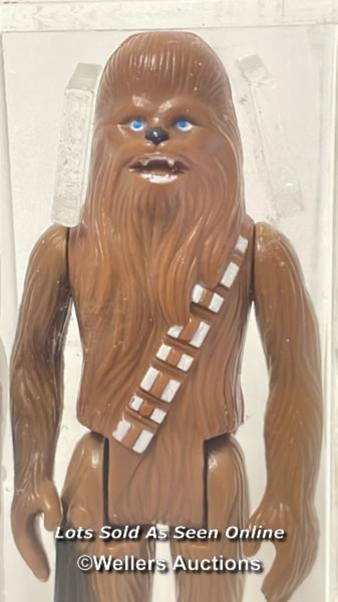 Star Wars vintage Chewbacca 3 3/4" figure, HK , 1977, UKG graded 85% figure 90 paint 85. - Image 4 of 7