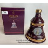 Bell's 2002 Old Scotch Whisky Limited Edition Christmas Decanter, Aged 8 Years, Brand New and Boxed,