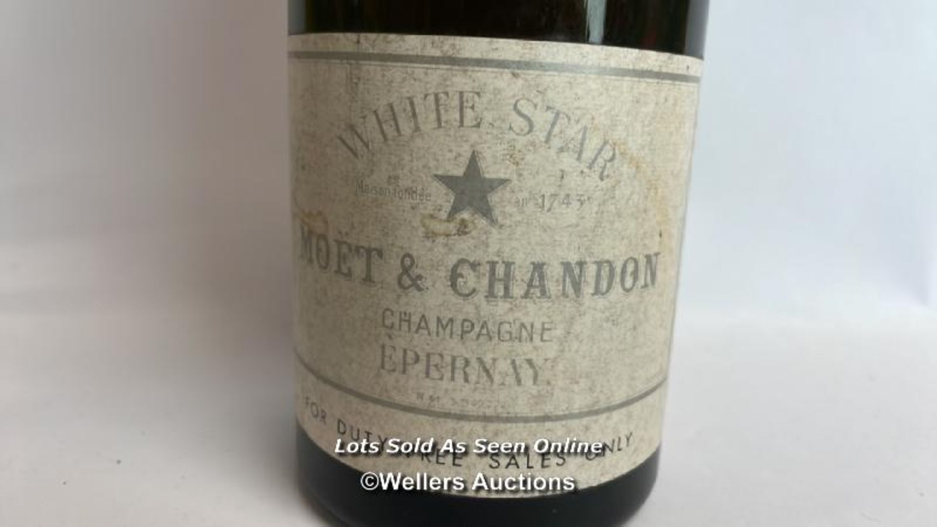 White Star Moet & Chandon Champagne Epernay, 75cl, NM3342272 / Please see images for fill level - Bild 2 aus 7