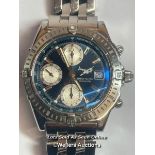 Breitling "Mosquito" special limited edition 60th anniversary stainless steel chronograph wristwatch