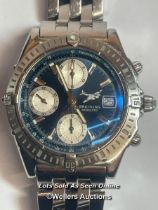 Breitling "Mosquito" special limited edition 60th anniversary stainless steel chronograph wristwatch