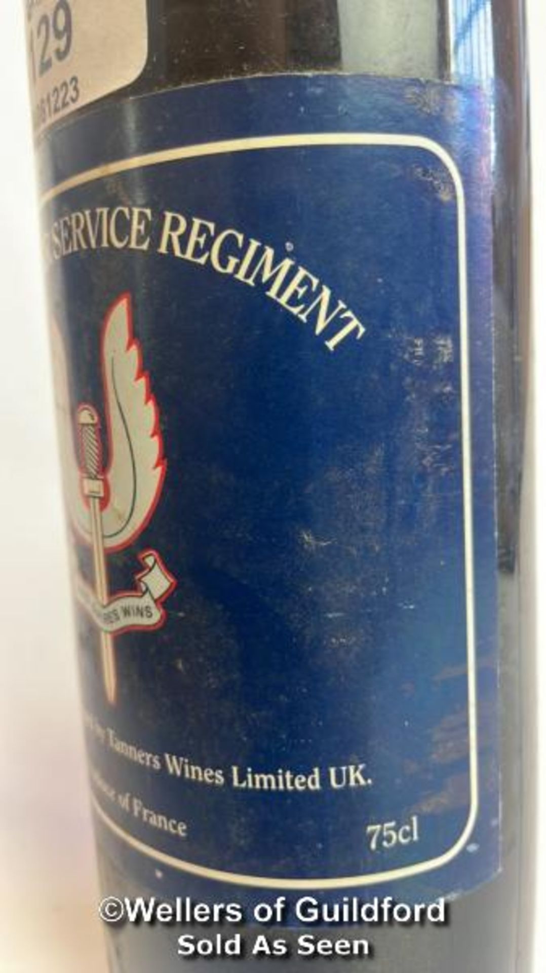 23 Special Air Service Regiment, Tanners Wine, 75cl, 11.5% / Please see images for fill level and - Bild 3 aus 5