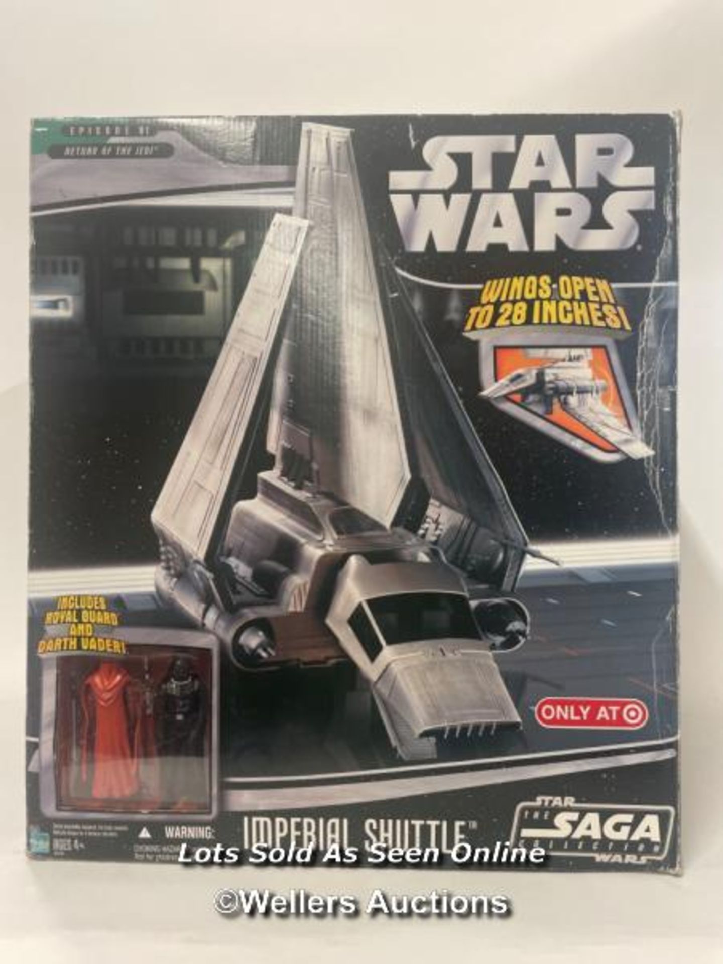 Hasbro The Saga Collection Return of the Jedi Imperial Shuttle Target exclusive, 2006, appears to - Image 12 of 13