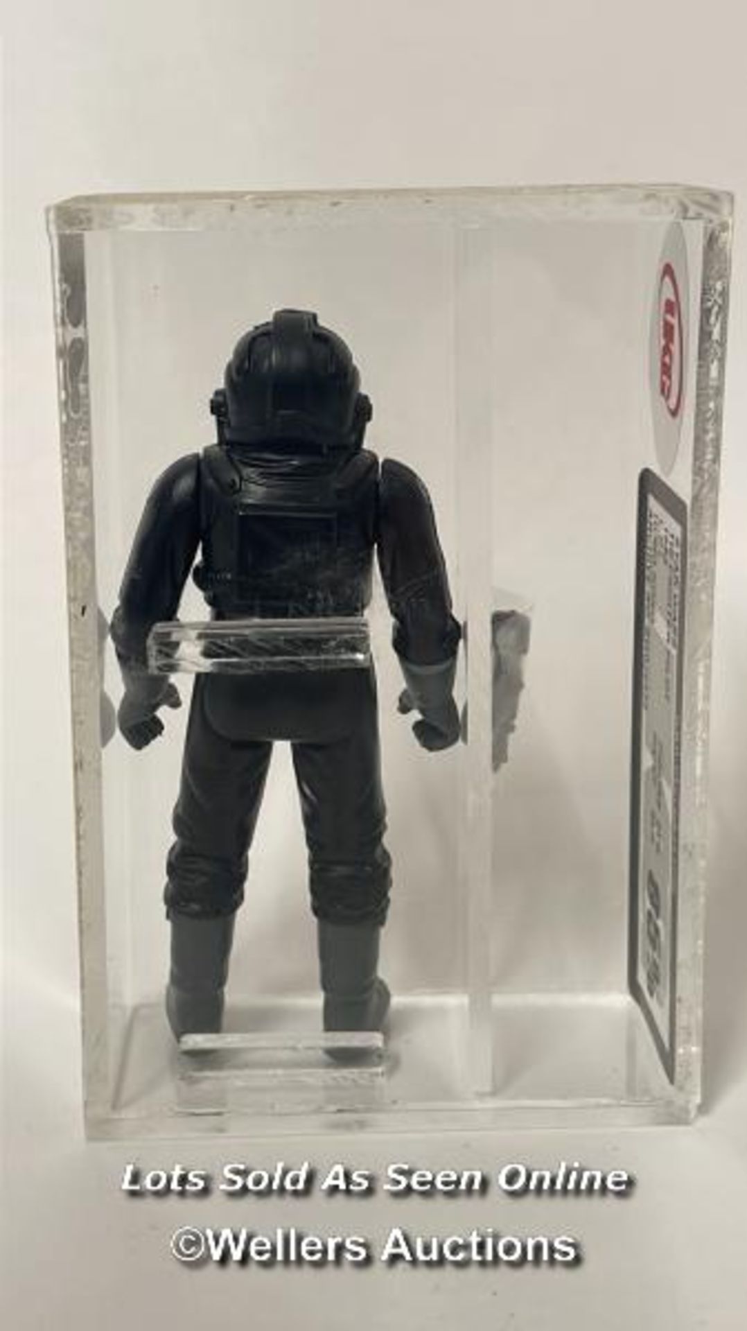 Star Wars vintage Tie Fighter Pilot 3 3/4" figure, HK 1982, UKG graded 85% figure 85 paint 85 - Image 5 of 7