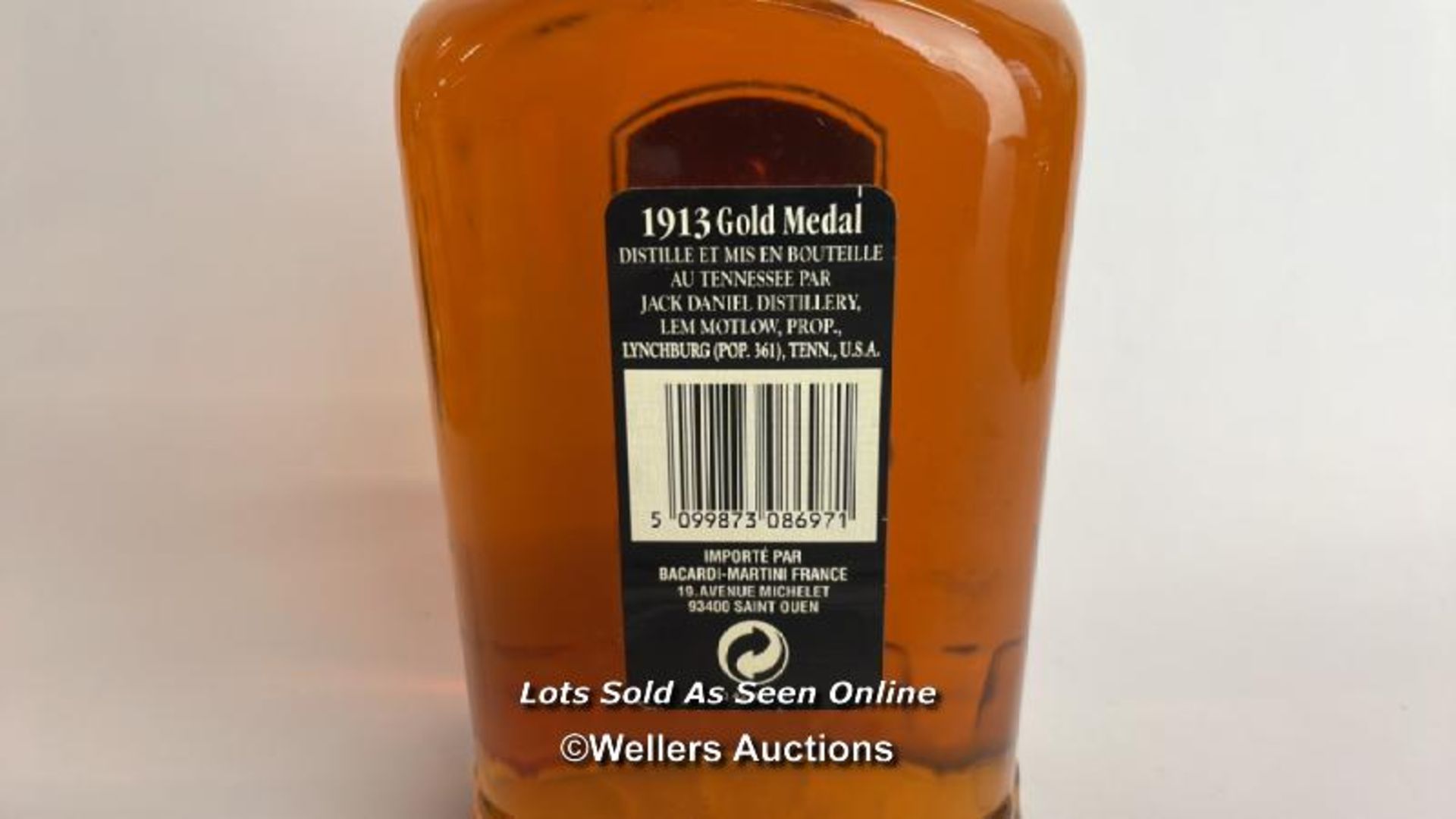1913 Jack Daniels Tennesse Whiskey Gold Medal, 75cl, 43% vol / Please see images for fill level - Bild 6 aus 6