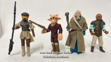 Vintage Star Wars Return of the Jedi lot including Princess Leia - Boushh, LFL 1983 (NO COO) with