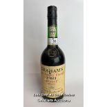 Graham's Late bottled vintage 1981 port, 70cl, 20% vol / Please see images for fill level and