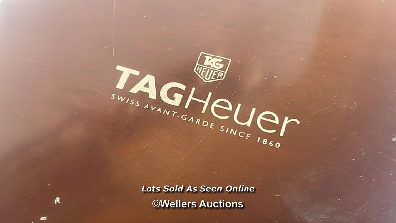 Tag Heuer aqua racer stainless steel wristwatch no. CAF101F, 3.3cm dial, good cosmetic condition - Image 19 of 20