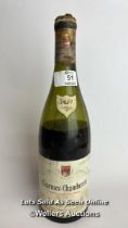 1949 Charmes-Pierre Ponnelle, Level below shoulder, seal in poor condition / Please see images for