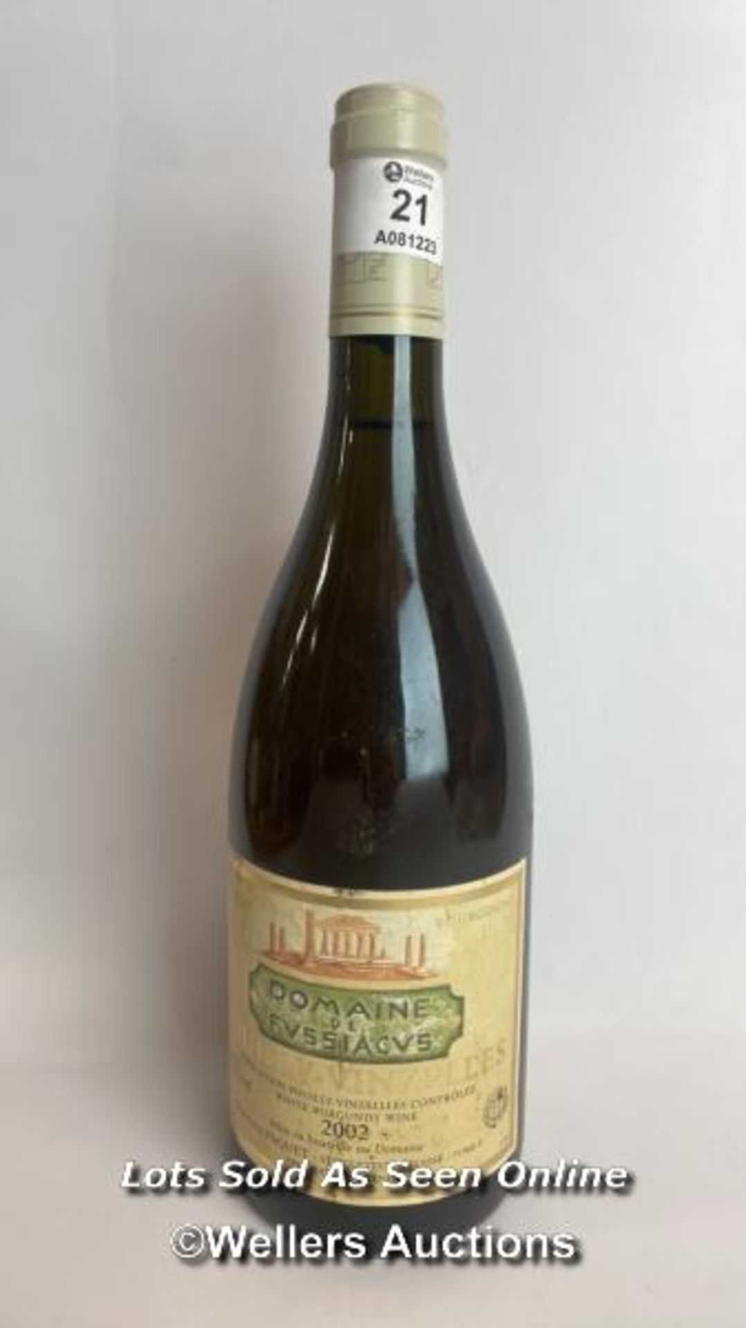 2002 Pouilly-Vinzelles White Burgandy Wine, 75cl, 13% vol / Please see images for fill level and