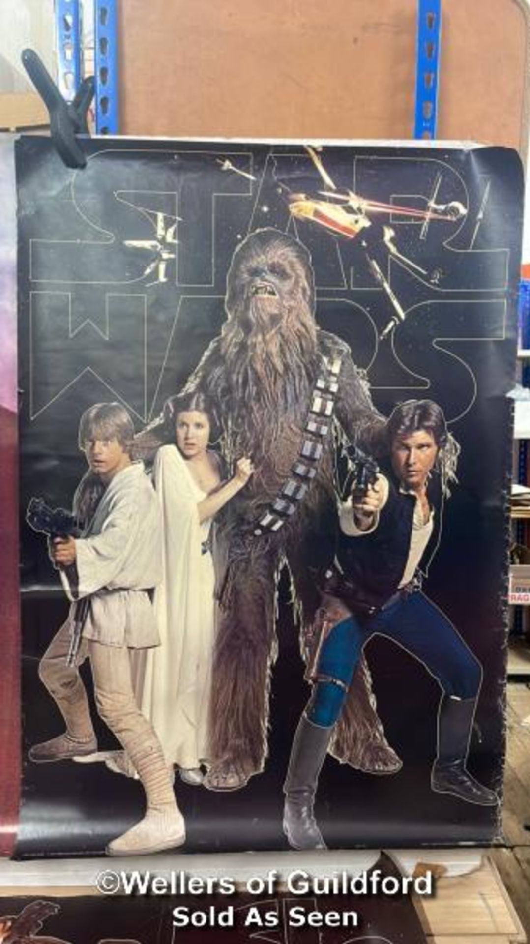 Three vintage Star Wars Swedish Sandecor posters; two Star Wars featuring Luke, Leia, Han & - Image 4 of 5