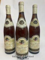 Three bottles of 1986 Weinheimer Sybillenstein, 75cl, 10.5% vol / Please see images for fill level