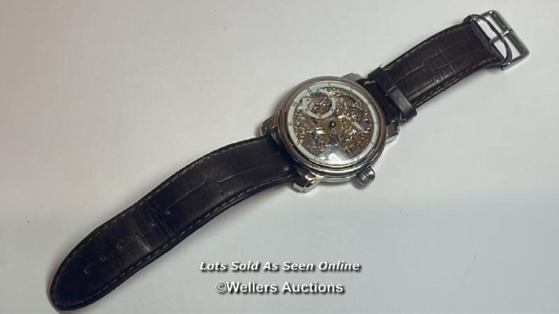 Titan stainless steel mechanical wristwatch no. 9277SAA, 5cm diameter - Image 9 of 10