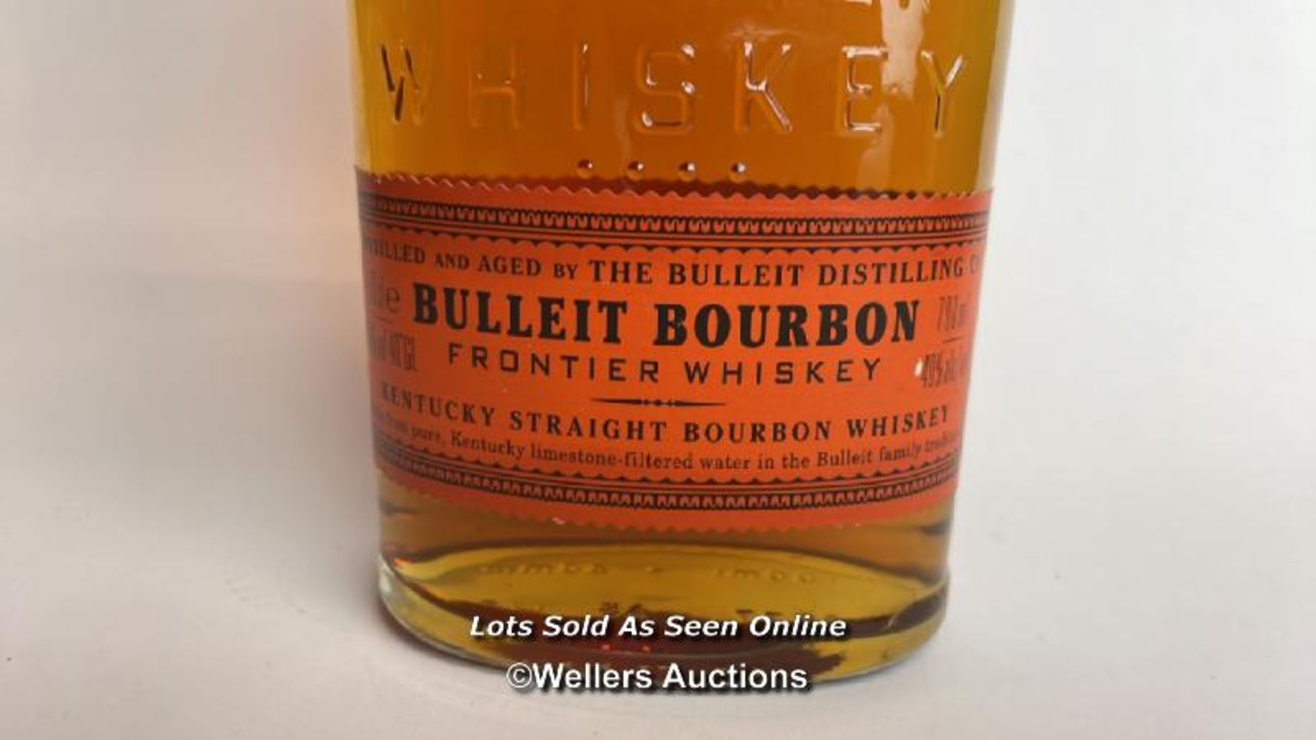Bulleit Bourbon, 70cl, 40% vol / Please see images for fill level and general condition. Please be - Image 2 of 5