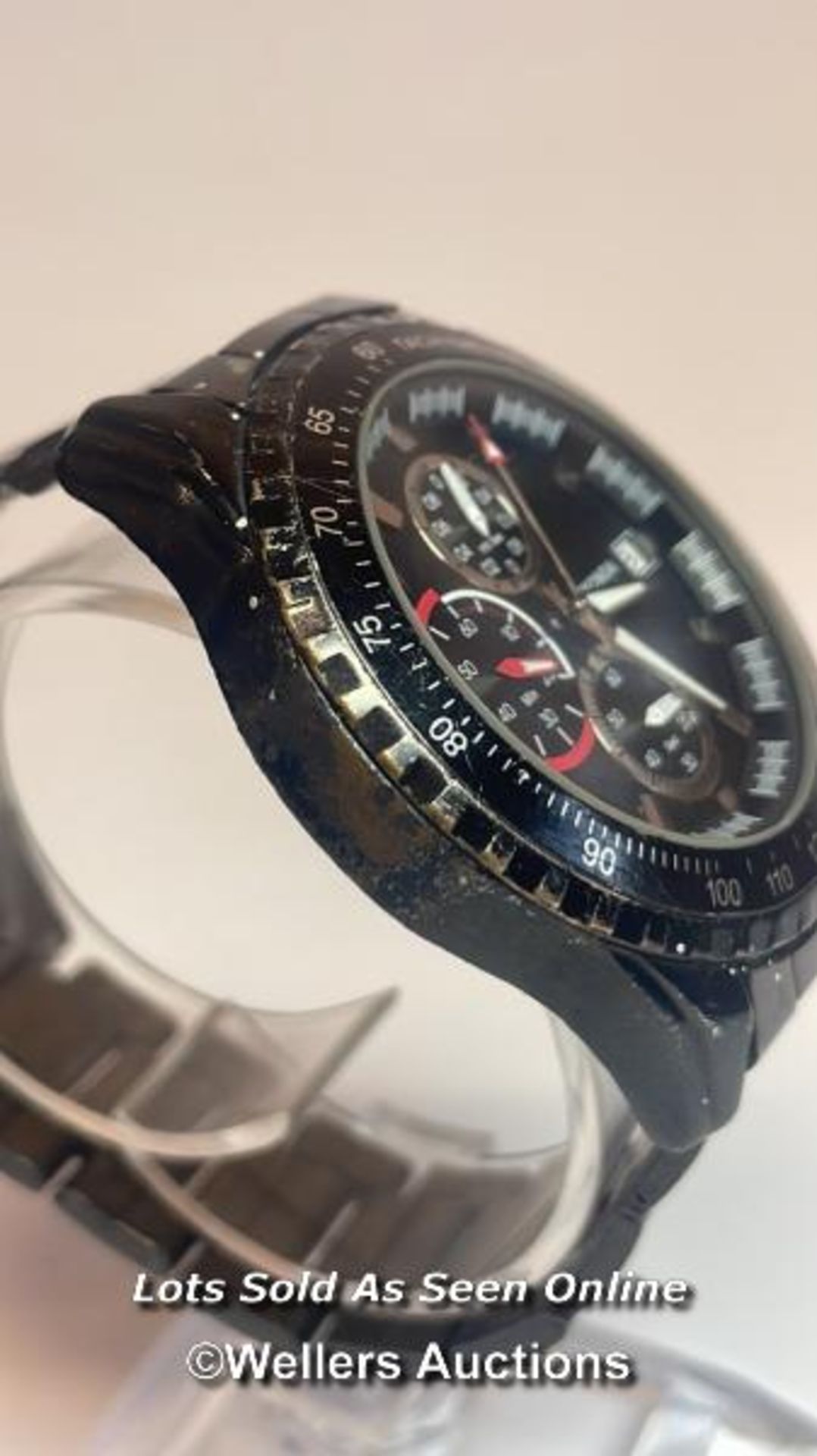 Sekonda stainless-steel water-resistant wristwatch no.3902BMT, 4.3cm diameter - Bild 5 aus 10