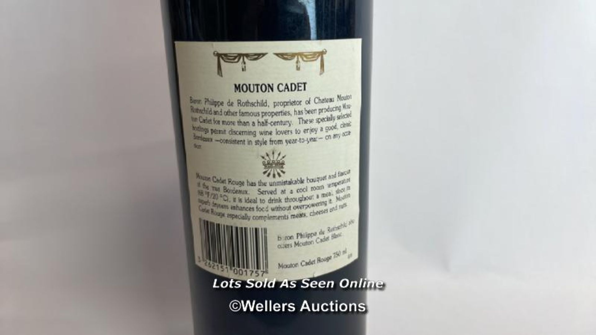 1983 Baron Phillippe De Rothschild Mouton Cadet Bordeaux, 75cl, No vol indicated / Please see images - Image 4 of 4