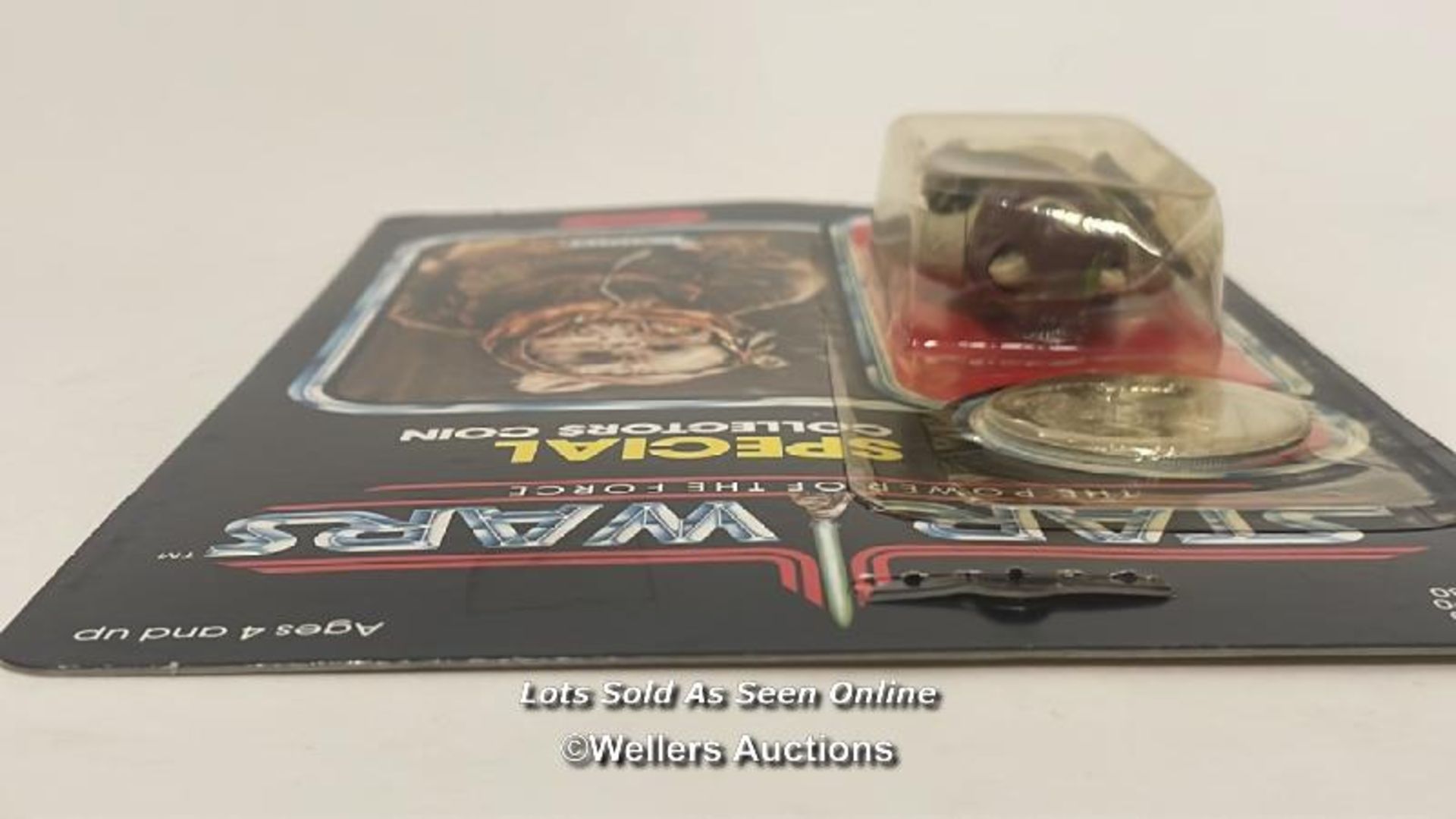 Star Wars vintage Warok 3 3/4" figure, Power of the Force 92 back with collectors coin, Kenner 1984, - Image 8 of 10