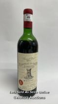 1971 Grand Vin Chateau Latour Premier Cru Bourgeois Medoc, 08349, 75cl / Please see images for