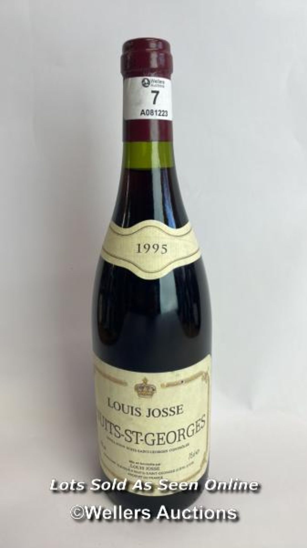 1995 Louis Josse Nuits-St-Georges, 75CL, 13% vol / Please see images for fill level and general