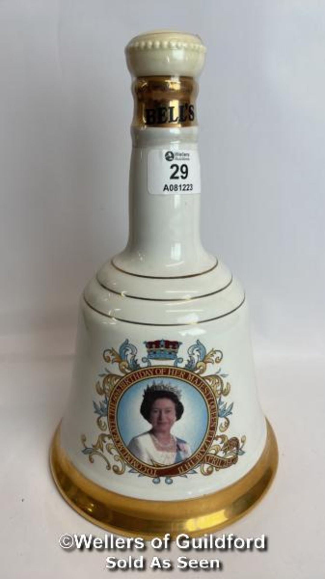 Bell's Scotch Whisky In a Wade Commemortative Decanter Commemortating The 60th Birthday of Her - Image 2 of 10
