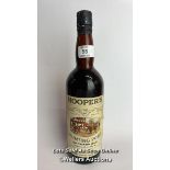Hooper's Hunting Port, 20 years old and matured in cask / Please see images for fill level and